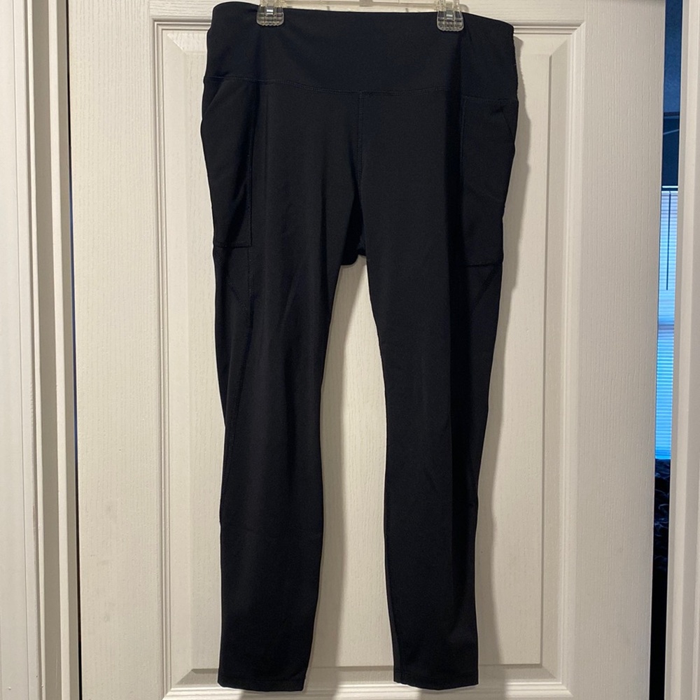 Large Black Leggings